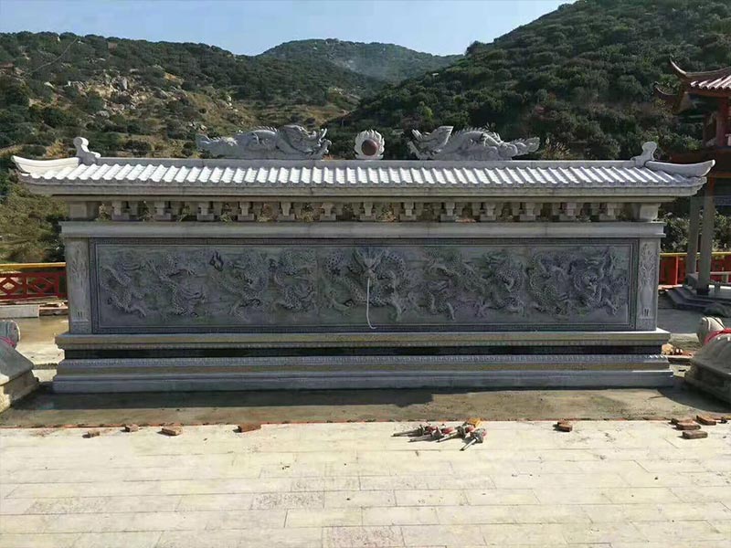 石雕九龙壁 