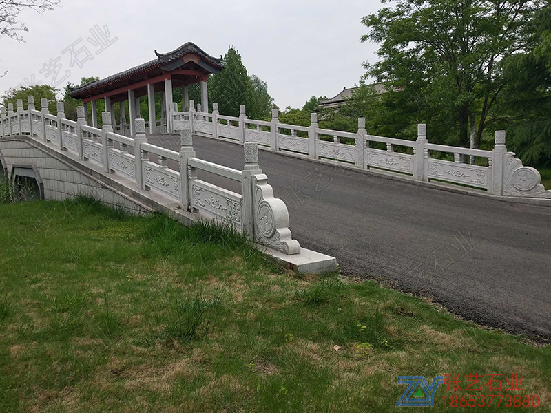 白麻桥梁石栏杆-石护栏